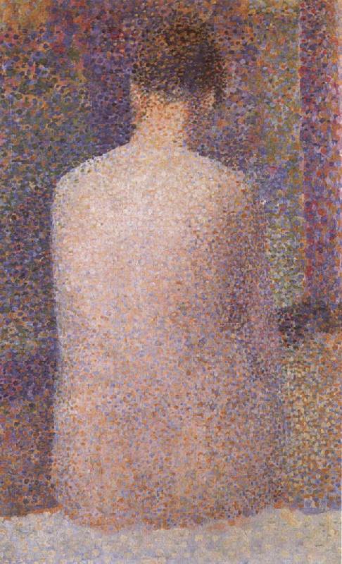 Georges Seurat Model Form Behind oil painting picture